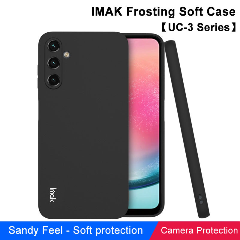 TPU pouzdro na telefon IMAK řady UC-3 pro Samsung Galaxy A25 5G, matný kryt na telefon odolný proti poškrábání TPU pouzdro na telefon IMAK řady UC-3 pro Samsung Galaxy A25 5G, matný kryt na telefon odolný proti poškrábání